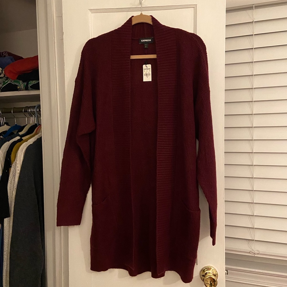 Express Open Front Cardigan